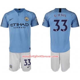 Maillot/Tenue Manchester City G.JESUS 33 Enfant Domicile 2018/2019